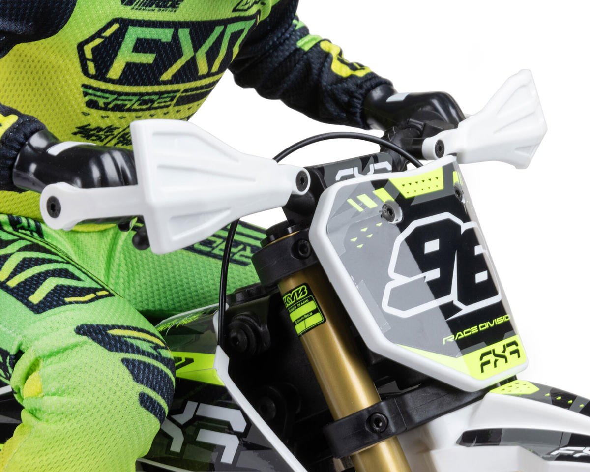 Losi Promoto-SM FXR Supermoto RTR 1/4 Brushless Motorcycle (White/FRX) w/2.4GHz Radio, Battery & Charger