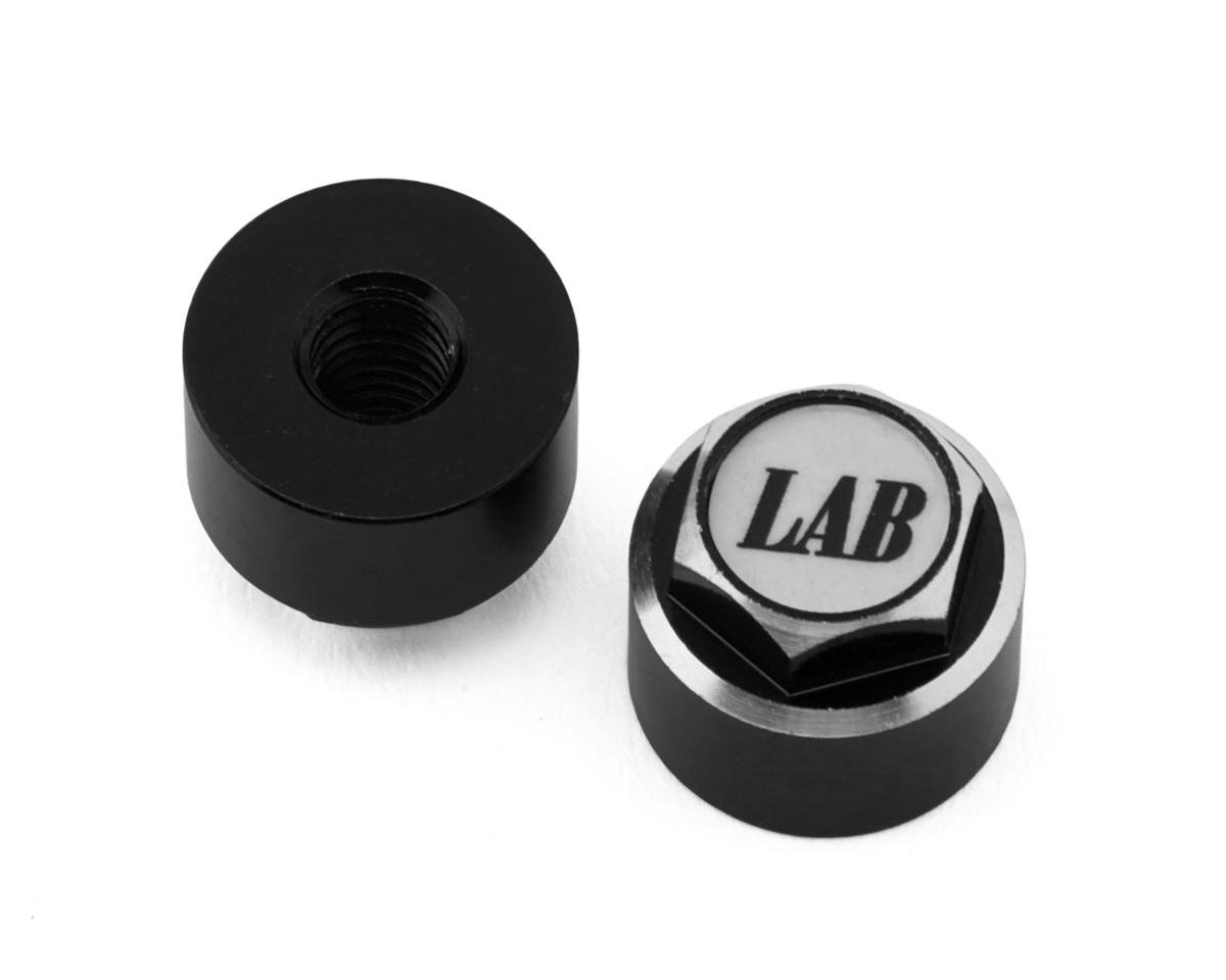 LAB Aluminum 4mm Capped Wheel Nuts (2)
