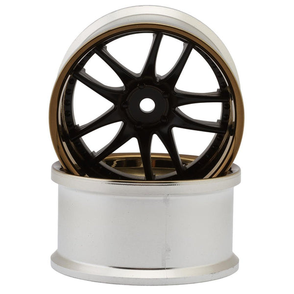 LAB Work Emotion CR3P 1/10 Wheels (Matte Carbon/Bronze) (2) w/12mm Hex