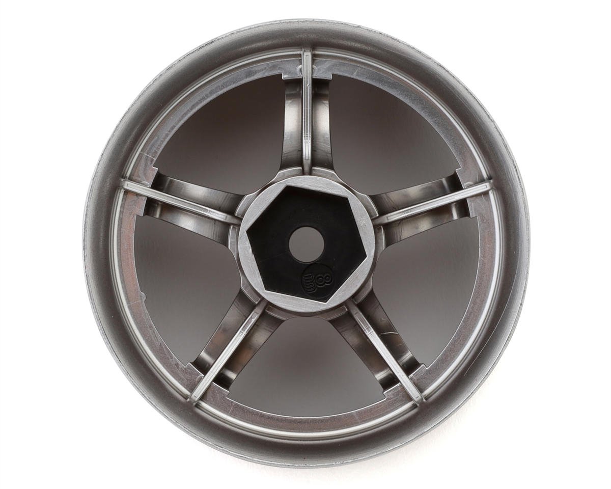 LAB Work Emotion T5R 1/10 2-Piece Concave Drift Wheels (Candy Red/Black) (2) w/12mm Hex