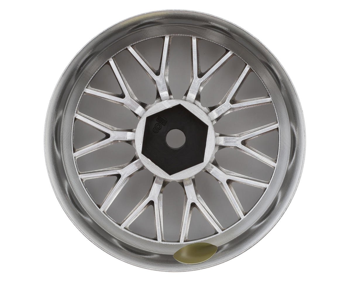 LAB Gnosis HR201 1/10 Super High Traction Drift Wheels (Chrome) (2) w/12mm Hex