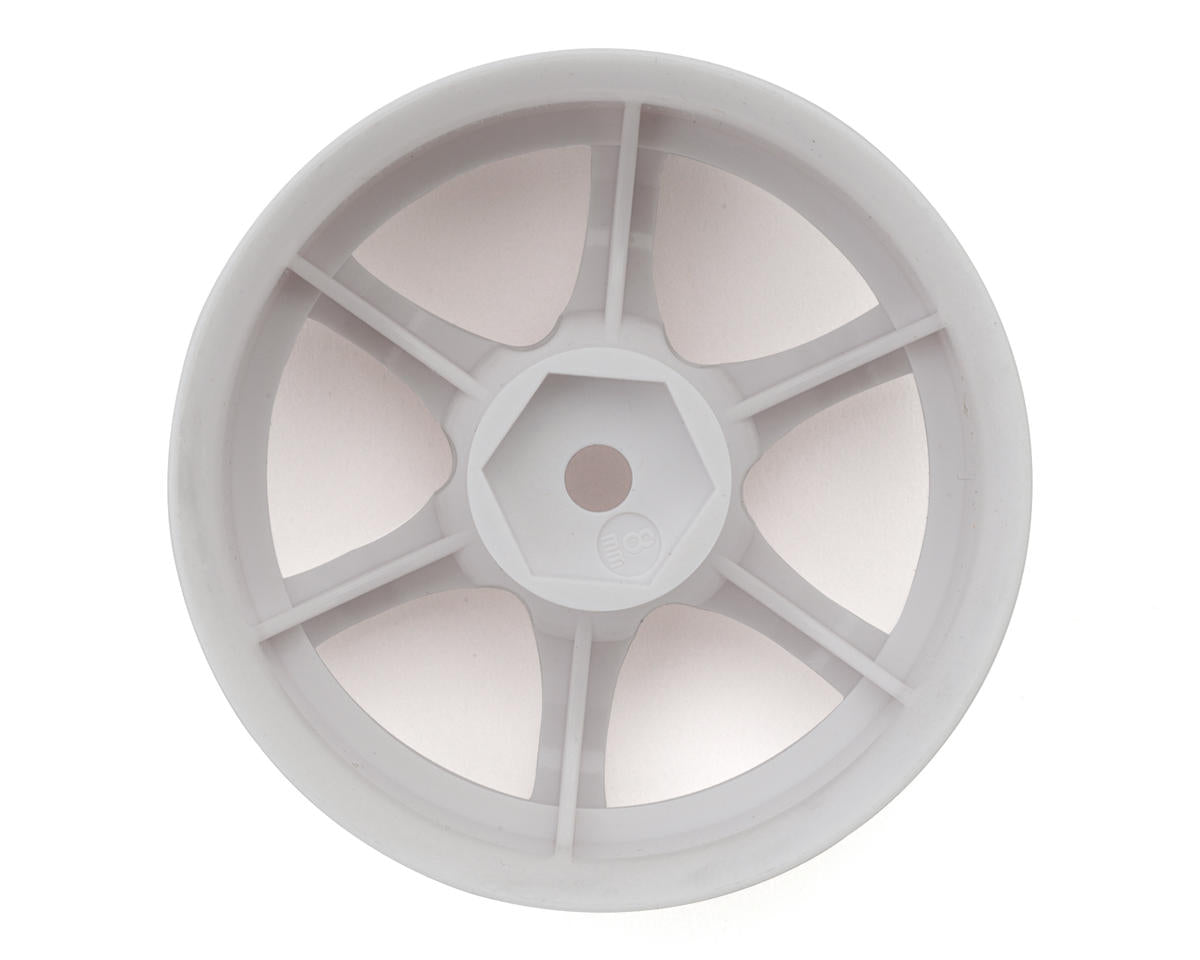 LAB Gram Lights 57D 1/10 Standard Traction Drift Wheels (White) (2) w/12mm Hex