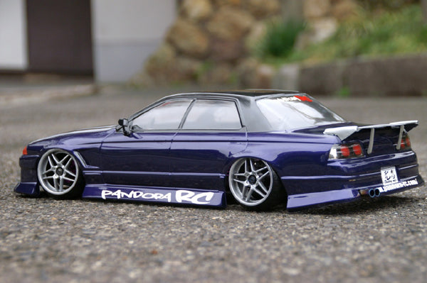 Pandora RC Nissan Skyline GT-R R32 Sedan BN SPORT 4-Door 1/10 Clear Dr