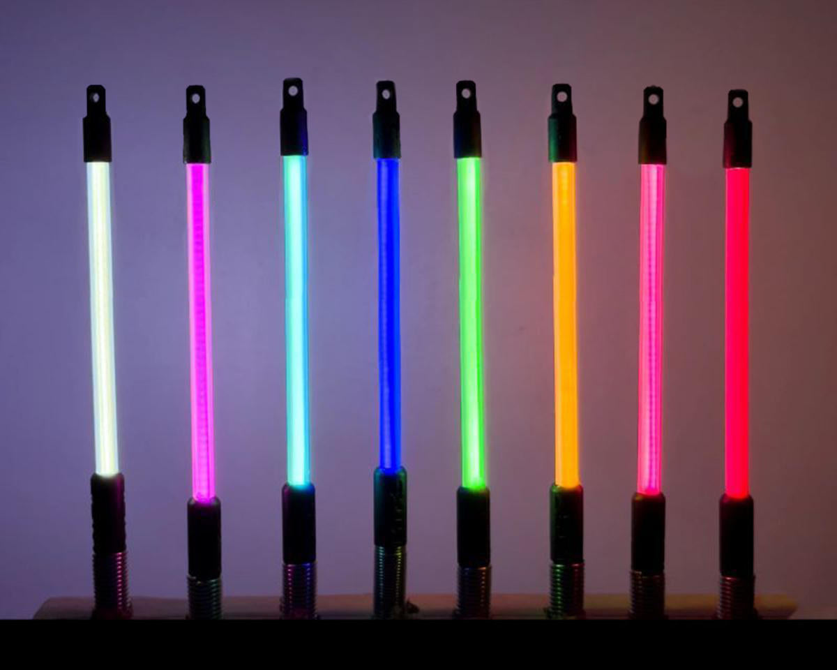 MyTrickRC TrickWhip2 Super Bright Scale Whip Light Tube (Green) (130mm) w/12V-3V Voltage Regulator & Receiver Cable