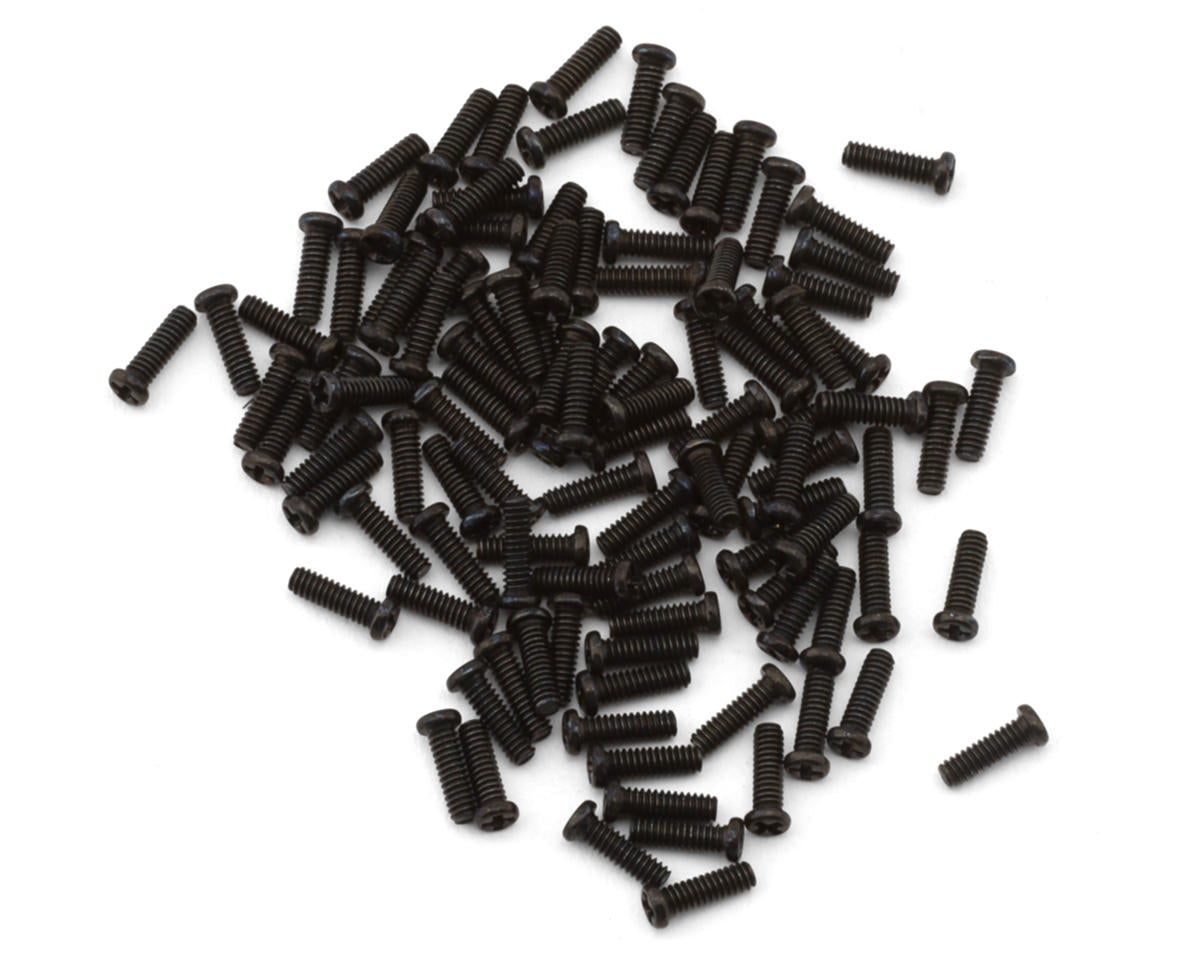 Pandora RC 1/10 Scale Overfender Screw Set (Black) (1.2x4mm) (Miniature Scale Drift Accessory)