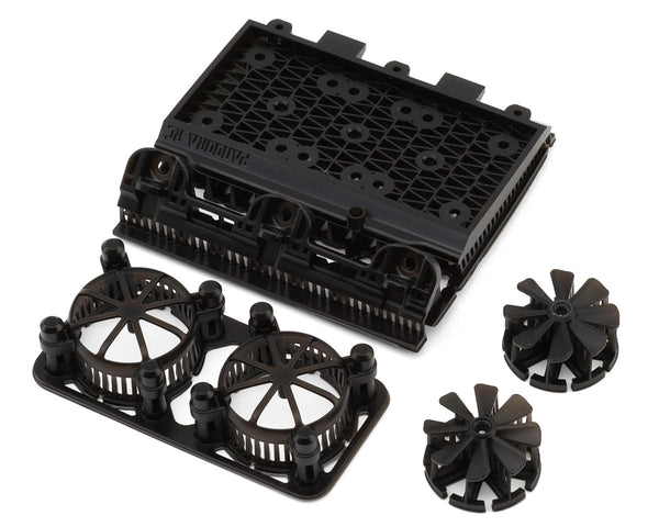 Pandora RC Radiator Assembly w/Fans 1/10 Scale Drift Accessory