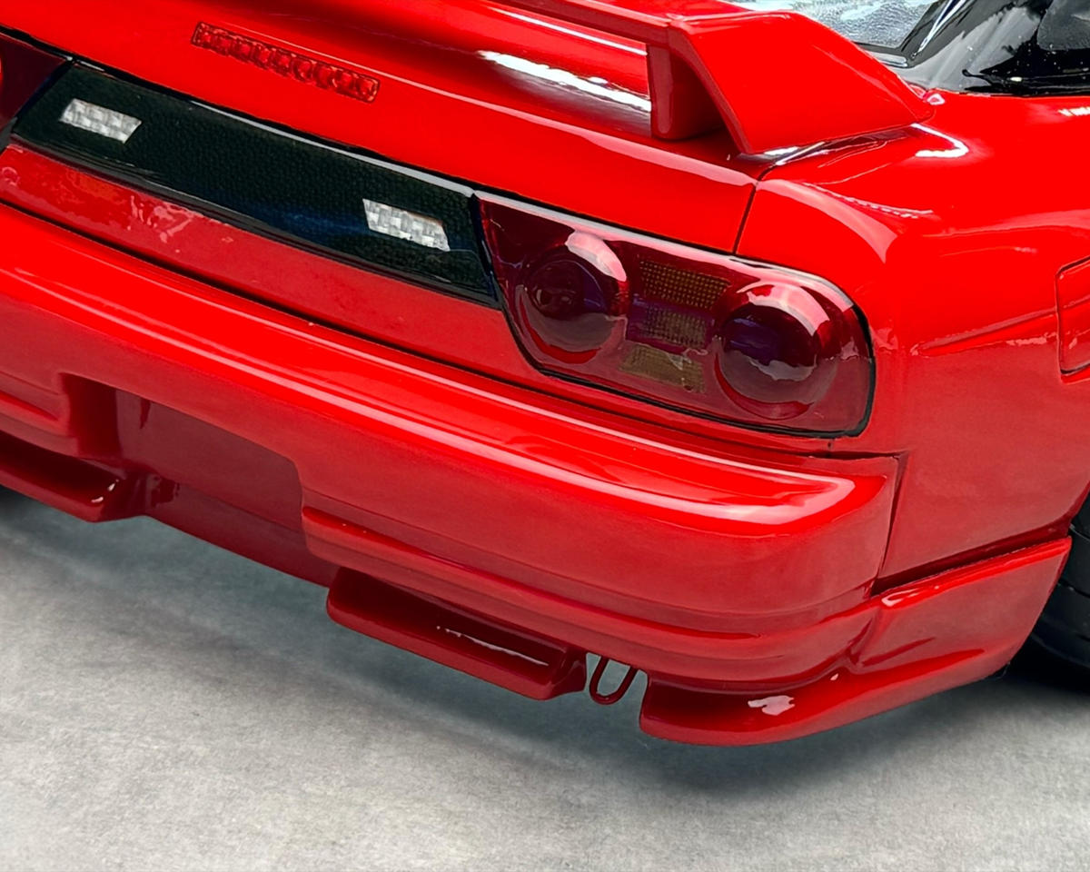 Pandora RC 1/10 Scale RPS13 180SX Aero Bumper Set (Clear) (Hot Road Spec.) (Miniature Scale Drift Accessory) w/Side Skirts
