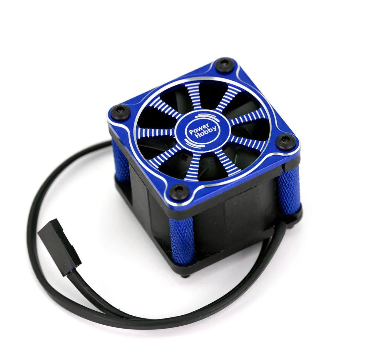Powerhobby Twister 1/10 1/8 Motor Aluminum High Speed Cooling Fan - Blue
