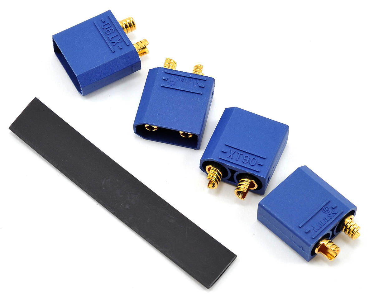 Conectores de dispositivo polarizados ProTek RC 4.5mm "TruCurrent" XT90 (4 macho)