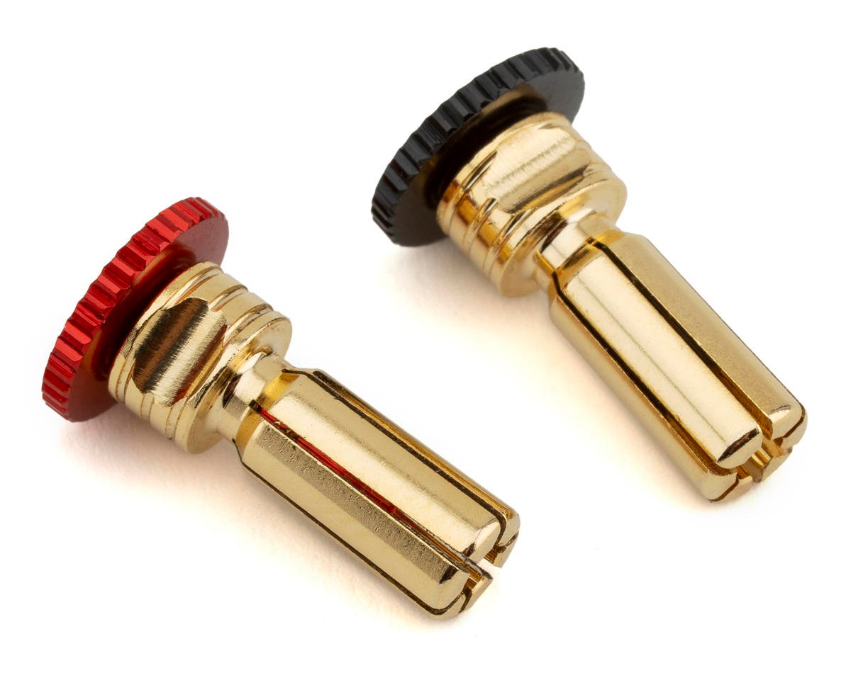 ProTek RC Twist Lock Adjustable Bullet Plug Grips w/5mm Bullets (Assorted Colors)