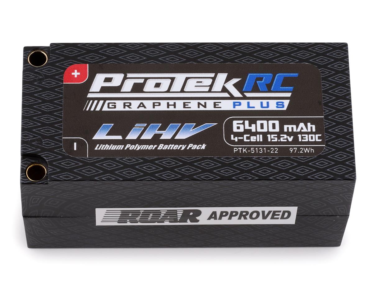 ProTek RC 2S HV 7.6V 4800mAh 130C Si-Graphene LCG Shorty LiPo Batería con conectores de 5 mm