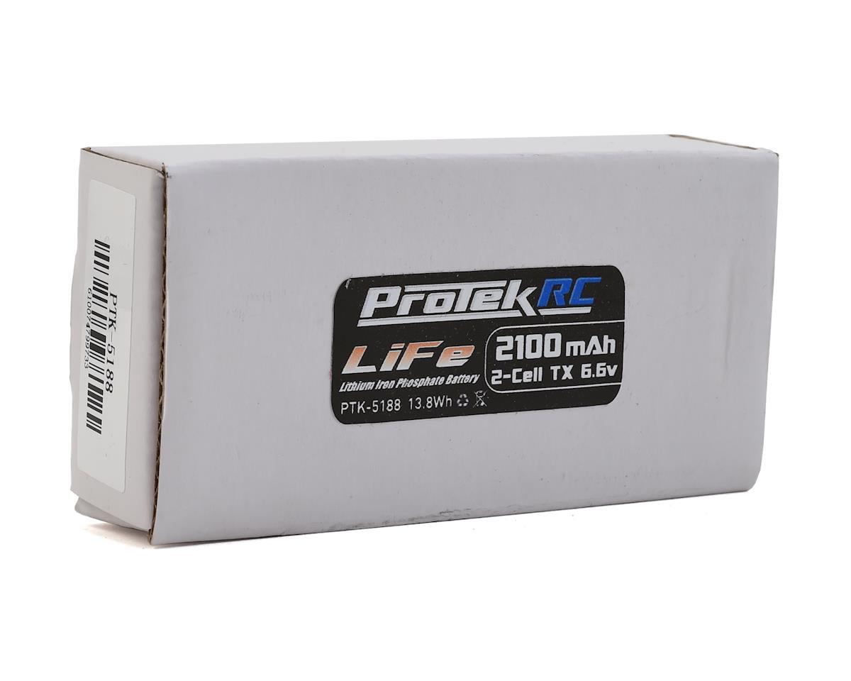 Paquete de batería del transmisor ProTek RC 2s 6.6v 2100mAh LiFe Futaba (3PV / 4PK / 4PM / 4PLS / 4PX / 4PV / 7PX / 7PXR / 10PX / 16SZ)