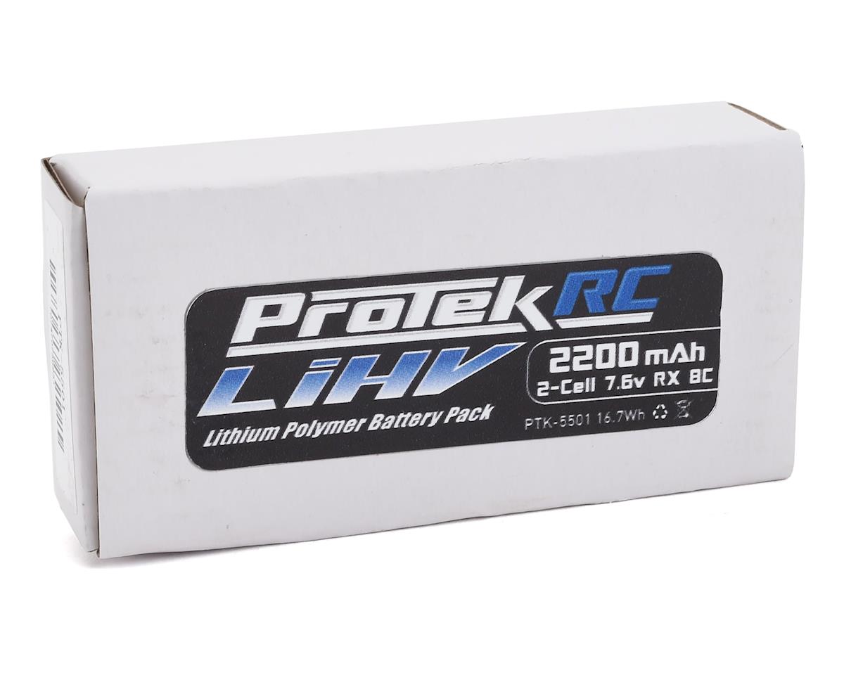ProTek RC 7.6v 2200mAh 2s HV LiPo Receptor Paquete de batería (Mugen/AE/8ight-X) (con enchufe de equilibrio)