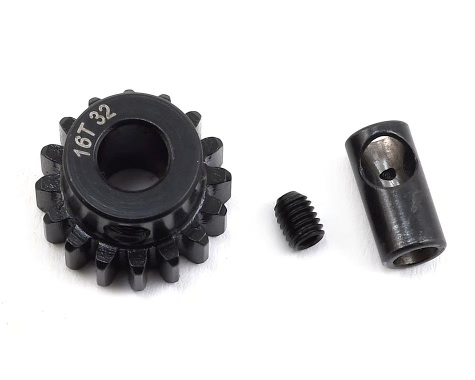 ProTek RC Steel 32P Pinion Gear w/3.17mm Reducer Sleeve (Mod .8) (5mm Bore)