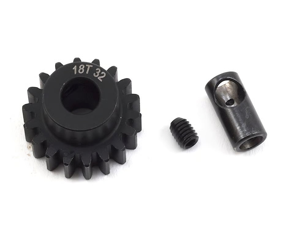 ProTek RC Steel 32P Pinion Gear w/3.17mm Reducer Sleeve (Mod .8) (5mm Bore)