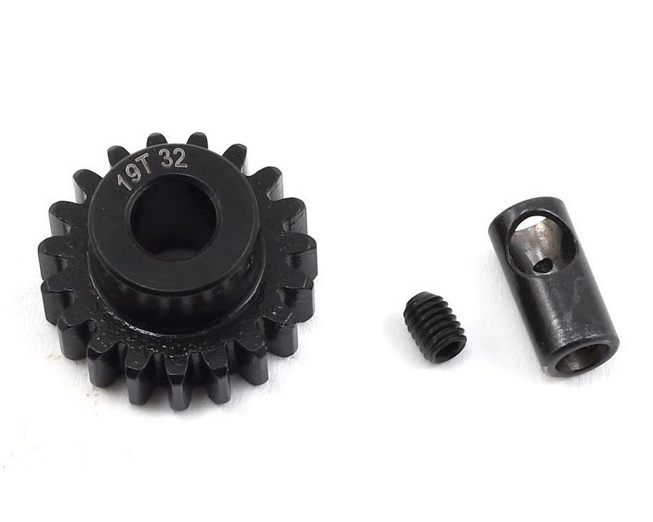 ProTek RC Steel 32P Pinion Gear w/3.17mm Reducer Sleeve (Mod .8) (5mm Bore)