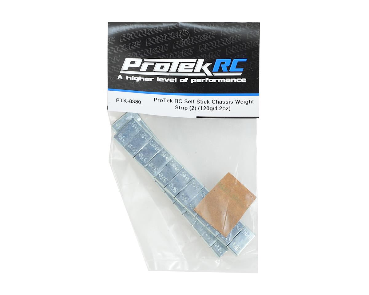 ProTek RC Self Stick Chassis Weight Strip (2) (120g/4.2oz)