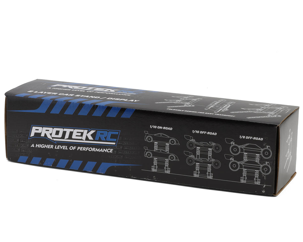 ProTek RC 2 Layer 1/10 & 1/8 Car Display Stand (200x240x325mm) W/Carrying Bag