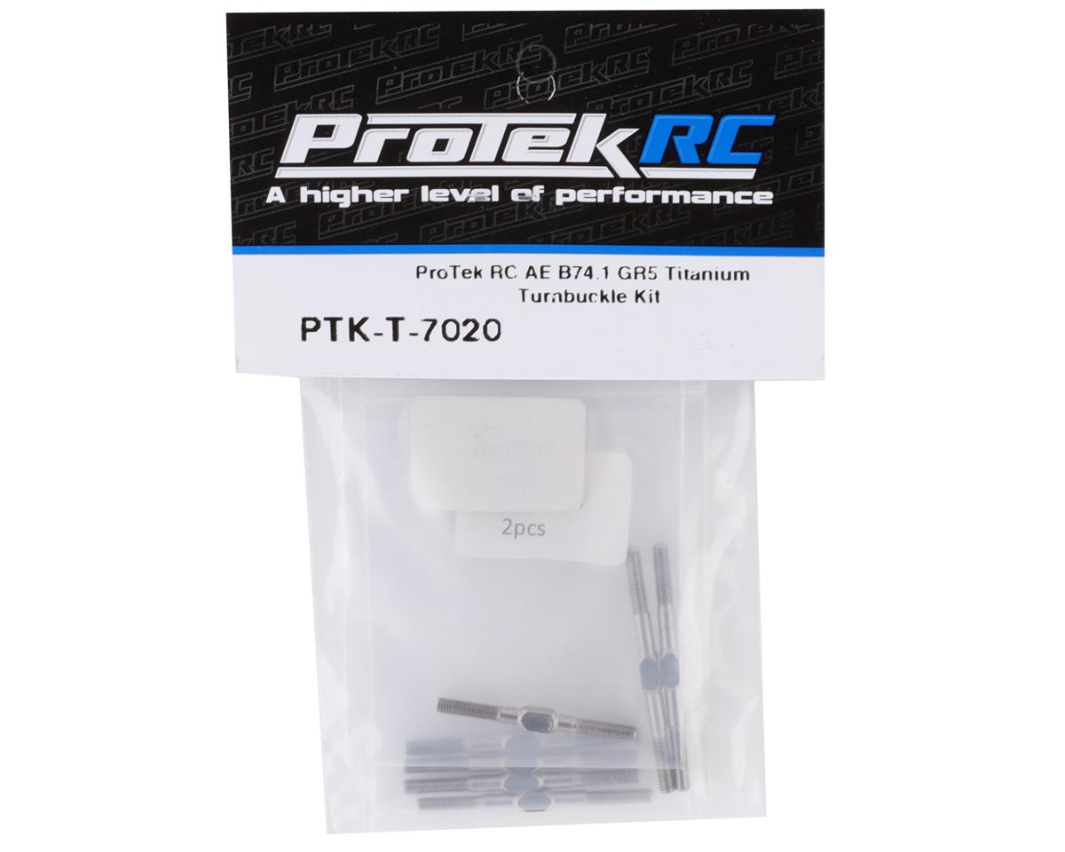 ProTek RC AE B74.1 GR5 Titanium Turnbuckle Kit