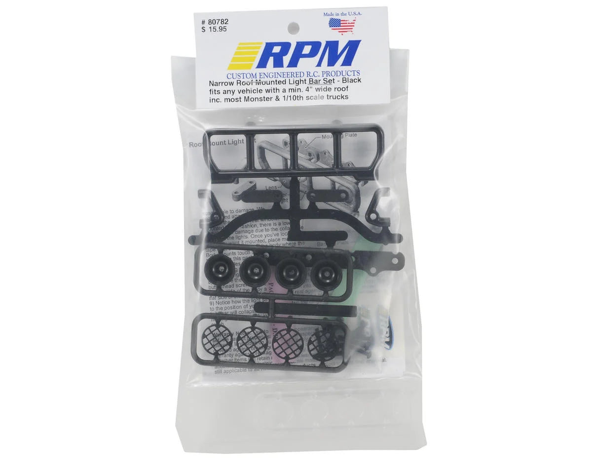 RPM Narrow Roof Mounted Light Bar Set (Black)