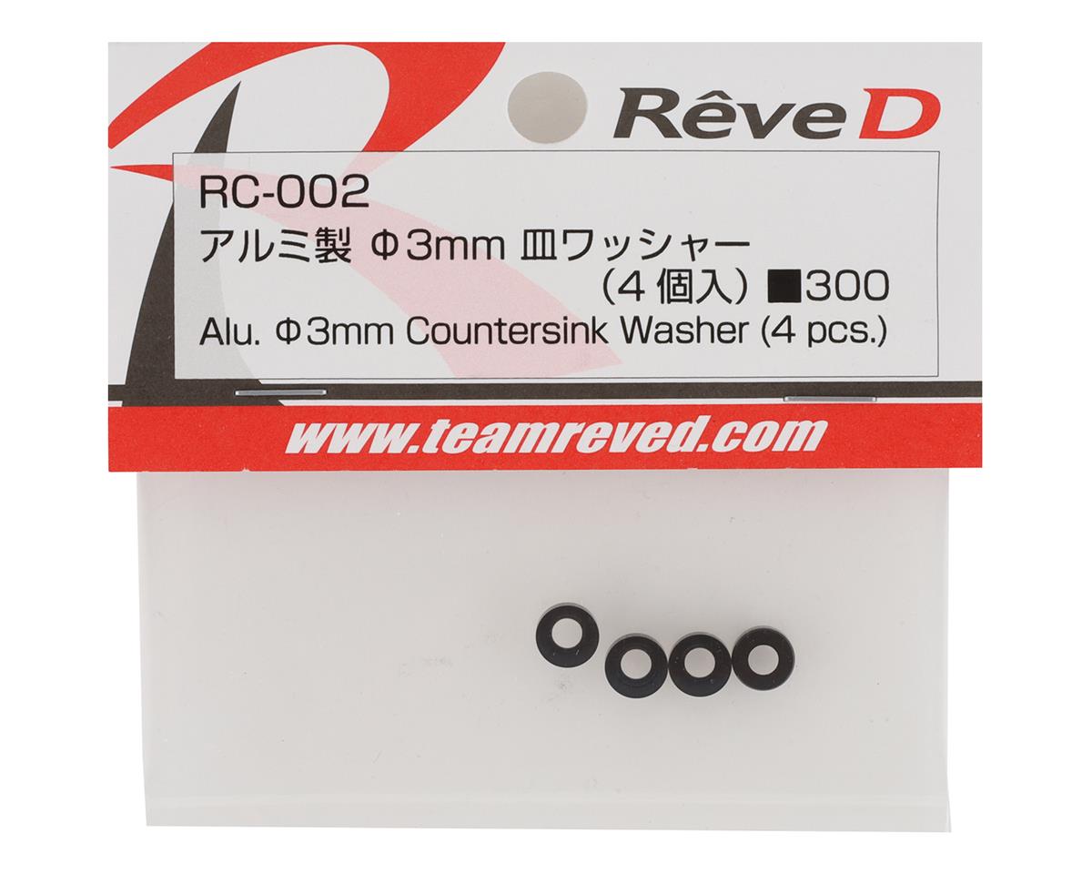 Reve D 3mm Countersunk Washers (4)
