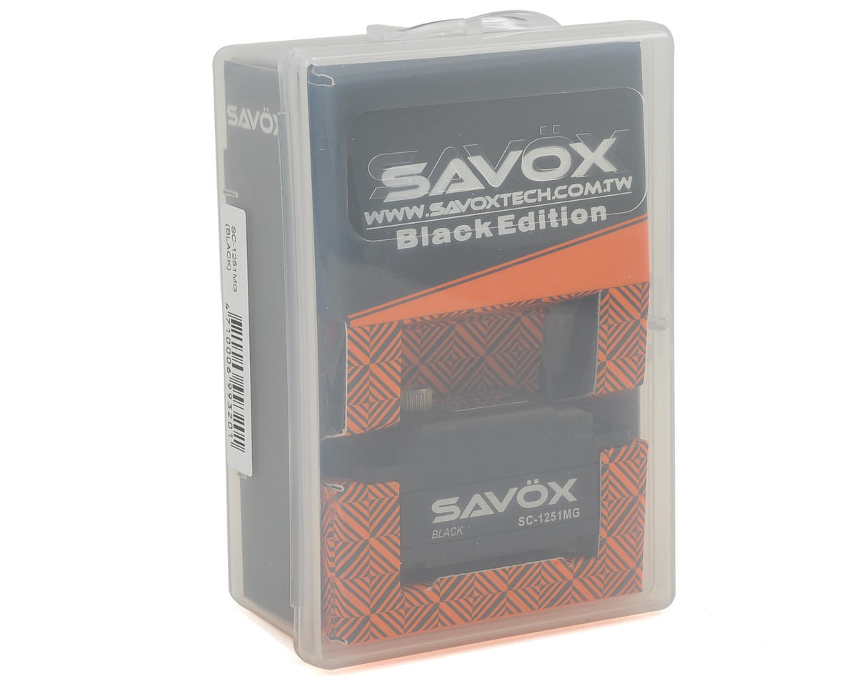 Savox SC-1251MG Black Edition Low Profile Digital "High Speed" Metal Gear Servo