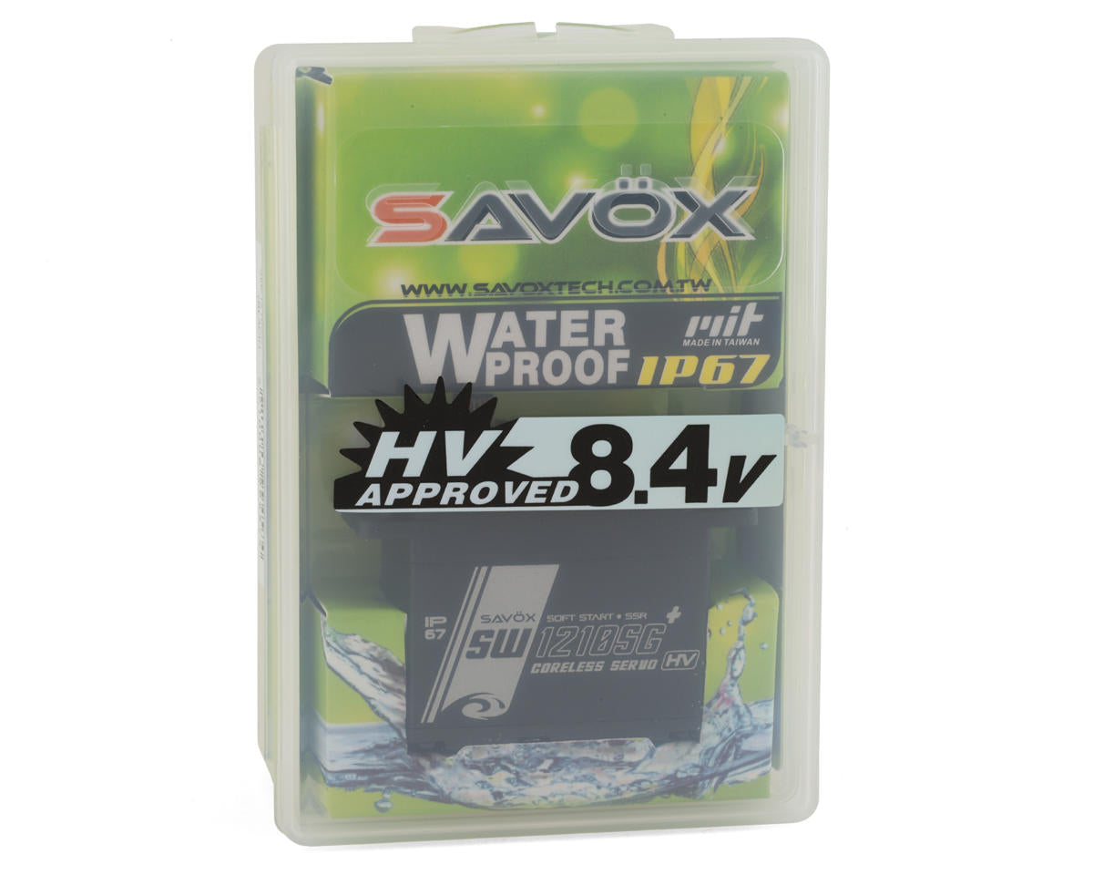 Savox SW-1210SGP Black Edition "Tall" Waterproof Digital Servo (High Voltage)
