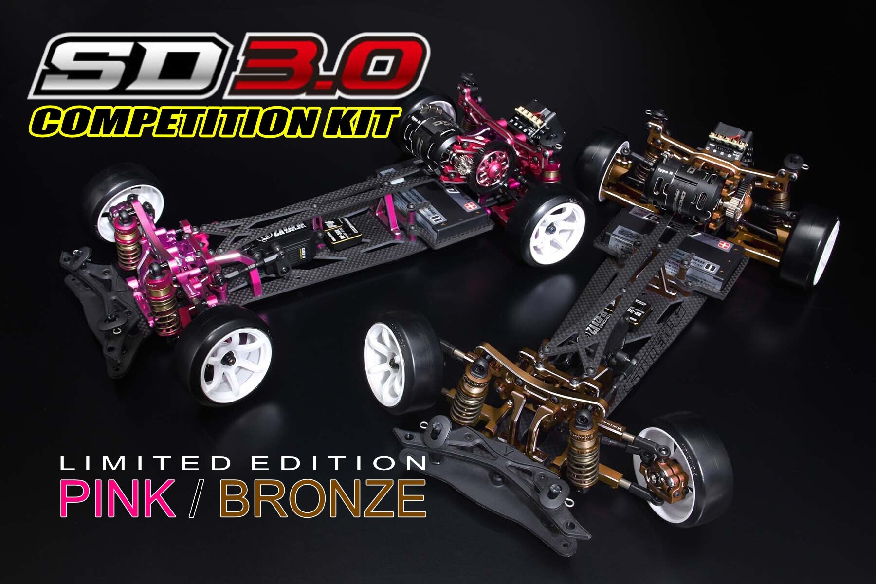 SD 3.0 SUPER DRIFT COMPETITION KIT - LIMITED EDITION RWD 1-10 RC Drift Car kit