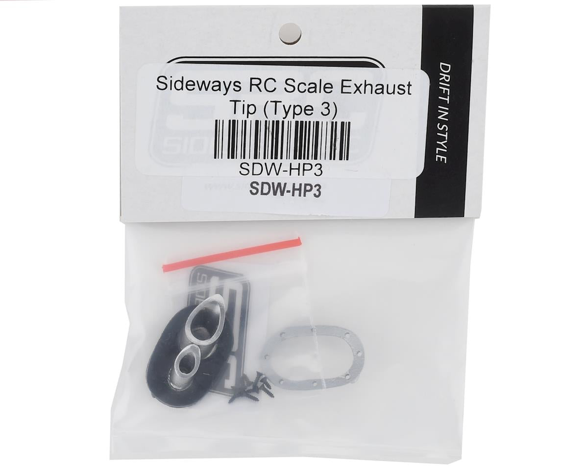 Sideways RC Scale Exhaust Tip (Type 3)