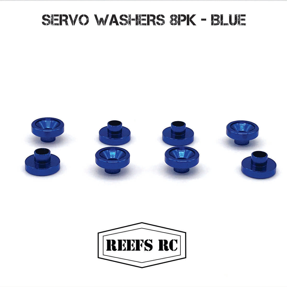Reefs RC Servo Washers 8pk (Assorted Colors)