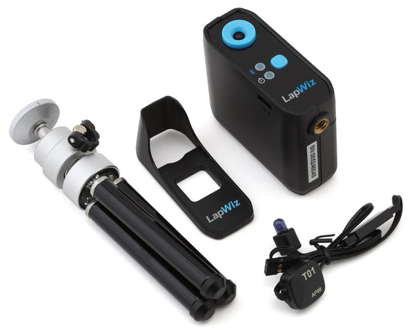 SkyRC LapWiz Smart RC Lap Timing System Standard Kit w/T01 Transponder, Magnetic Sun Visor & Tripod