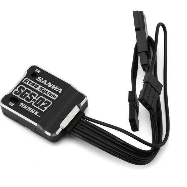 SANWA　サンワ　 SGS-02 ジャイロシステム Sanwa/Airtronics SGS-02 Ultra Smooth Drift Control Gyro System (Black)