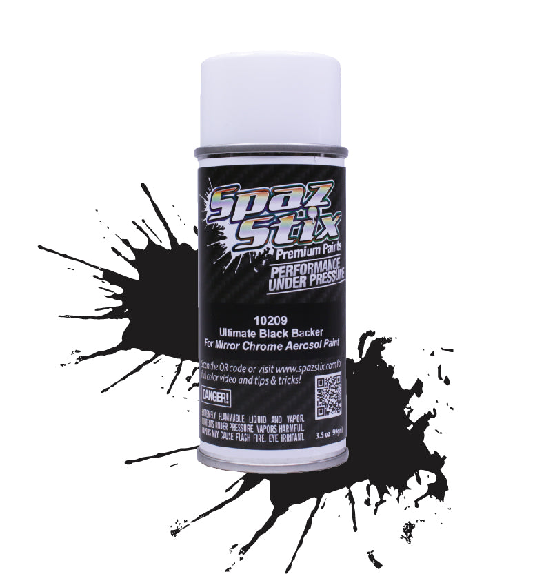 Spaz Stix Ultimate Black Backer para espejo cromado