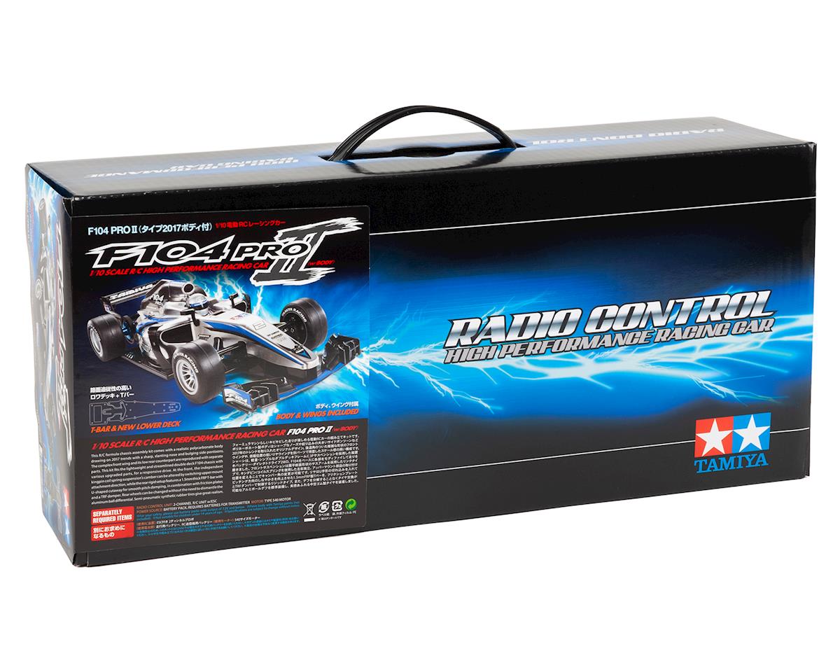Tamiya F104 PRO II 1/10 2WD Electric Competition F1 Chassis Kit (Clear) w/Body