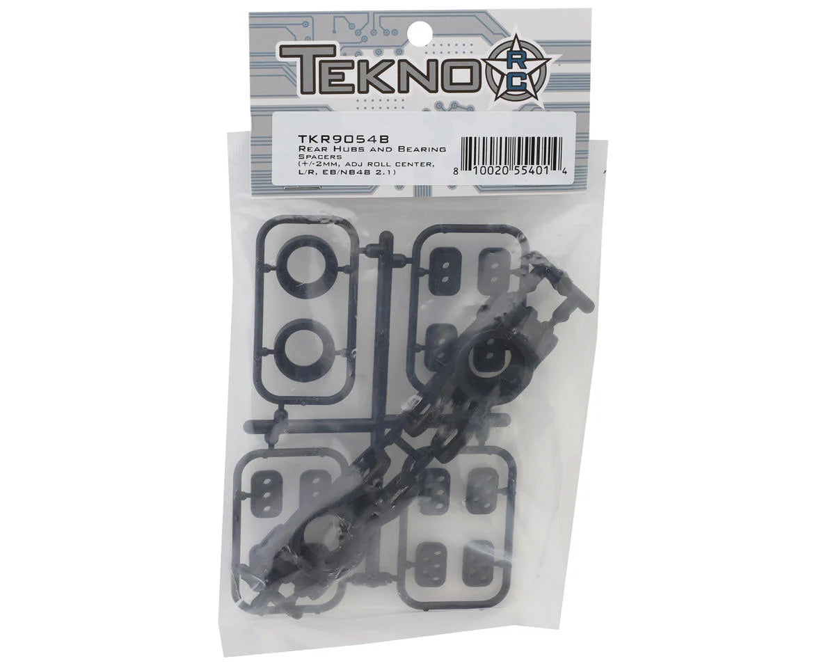 Tekno RC NB48/EB48 2.1 Rear Hubs & Bearing Spacers (2) (+/- 2mm)