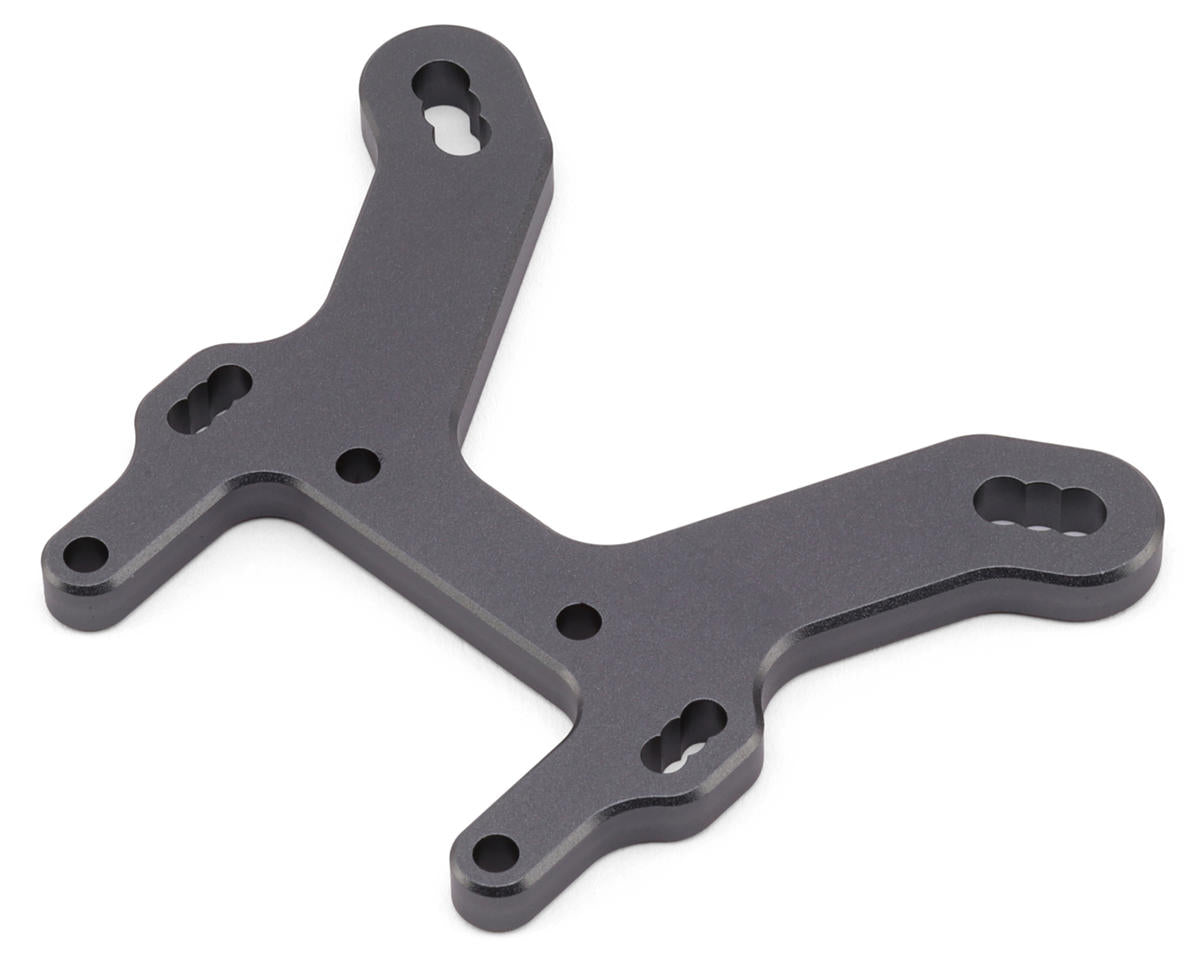 Tekno RC EB48/NB48 2.2 Aluminum Front Shock Tower (Gunmetal) (B-Height)