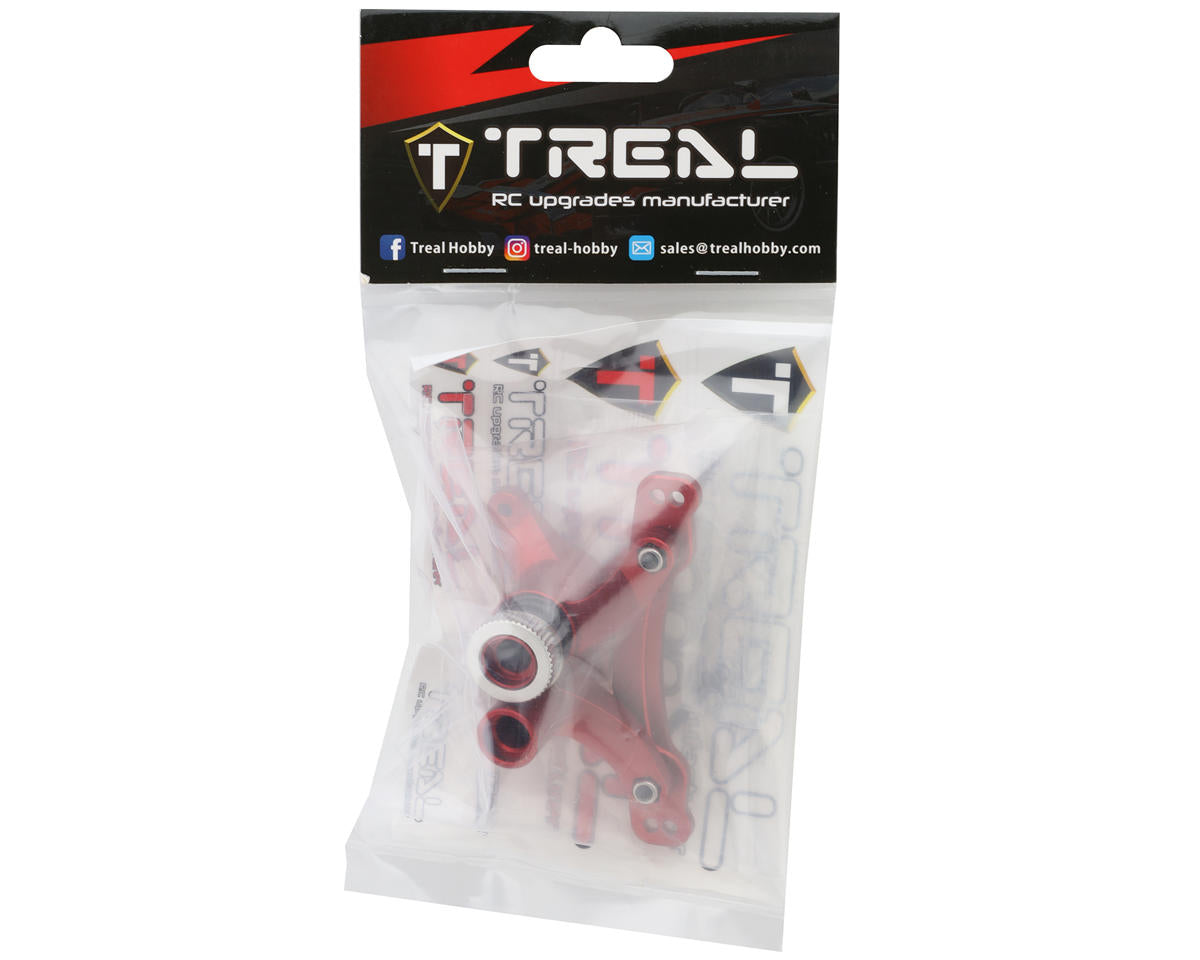 Treal Hobby Arrma Kraton 6S Aluminum Steering Rack Assembly (Red)