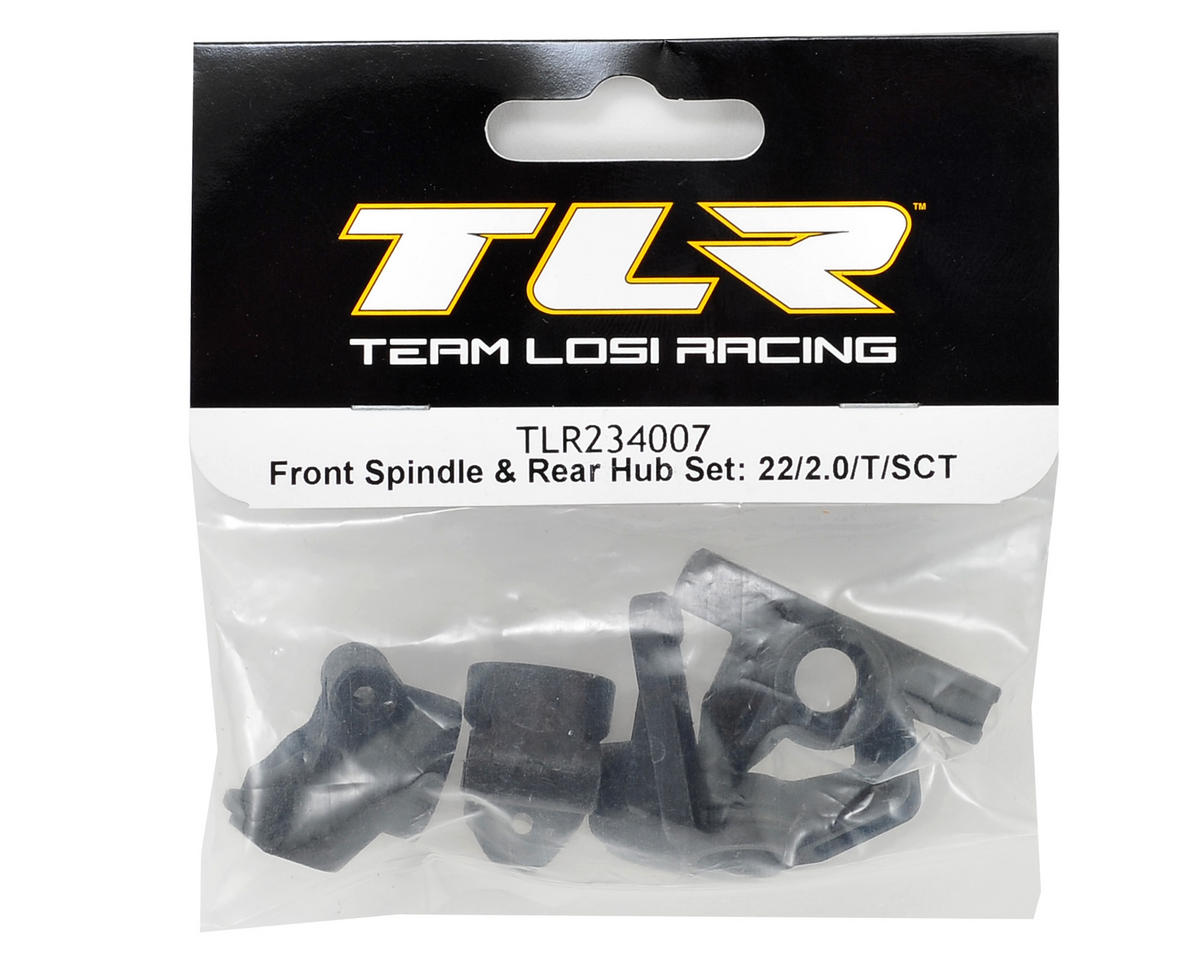 Team Losi Racing 22 2.0 Front Spindle & Rear Hub Set *Clearance