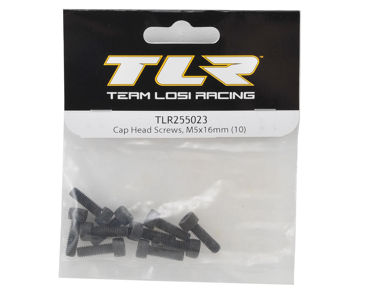 Team Losi Racing M5x16mm Cap Head Screws (10)