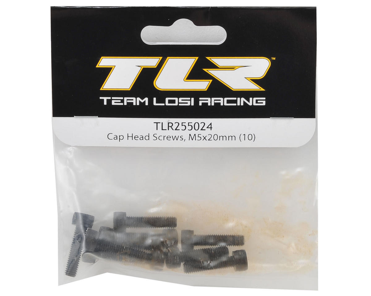 Team Losi Racing M5x20mm Cap Head Screws (10)
