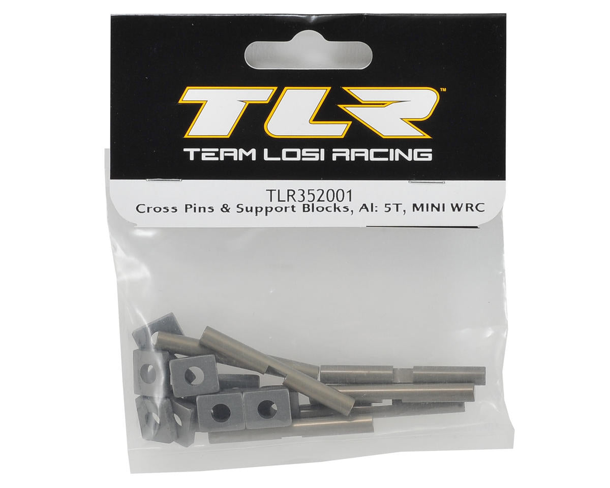 Team Losi Racing Aluminum Cross Pin & Support Block Set