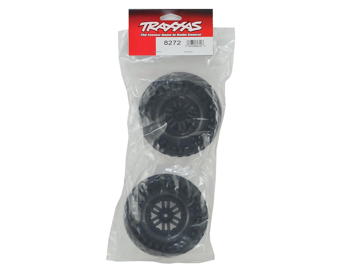 Traxxas TRX-4 Pre-Mounted Canyon Trail 1.9" Crawler Tires (Black) (2) (S1) w/Split Spoke Wheels & 12mm Hex