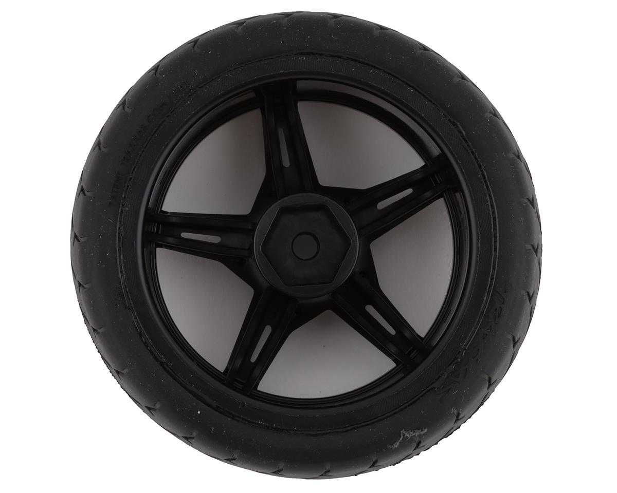Traxxas Neumático y rueda Split Spoke Black Chrome 2.1 'Respuesta F/R