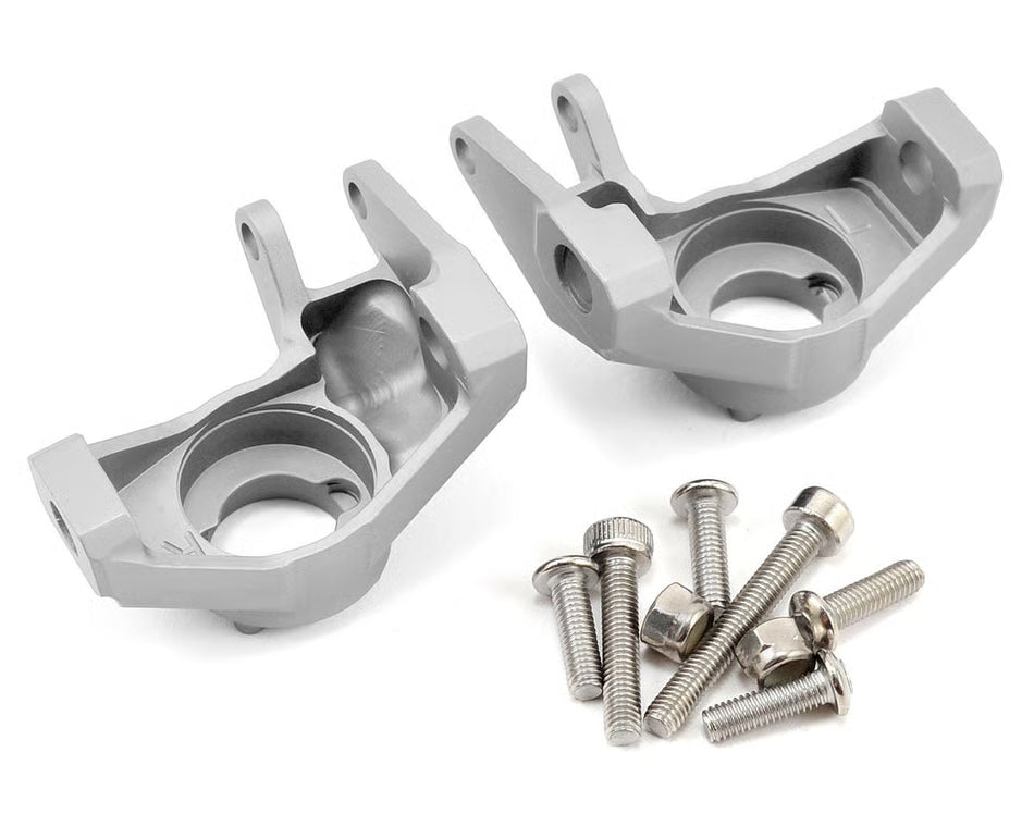 Vanquish Products Wraith Scale Steering Knuckle Set (2) (Silver)