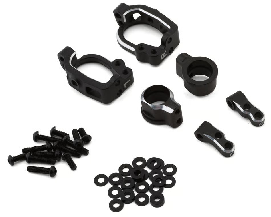 Yokomo RD/SD/MD Aluminum Adjustable Front Steering Block Set (Assorted Colors)