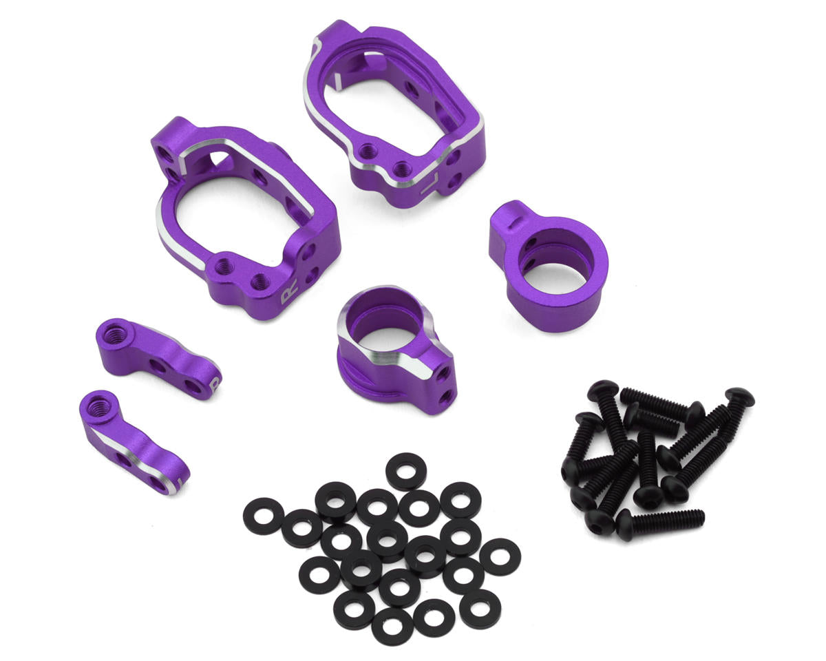 Yokomo RD/SD/MD Aluminum Adjustable Front Steering Block Set (Assorted Colors)