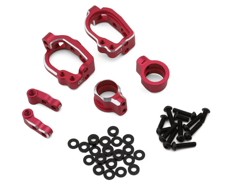 Yokomo RD/SD/MD Aluminum Adjustable Front Steering Block Set (Assorted Colors)