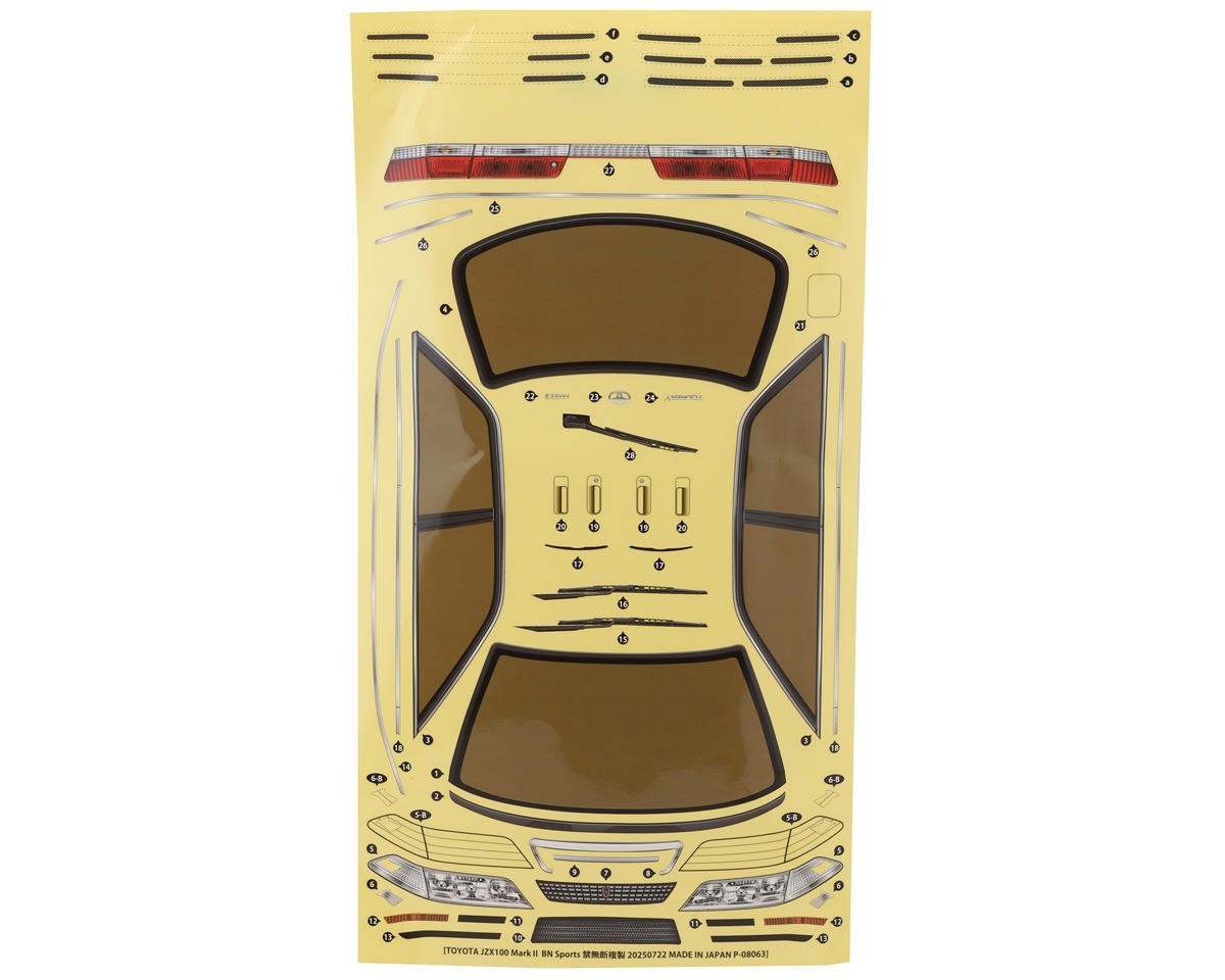 ヨコモ BNSports JZX100 MarkⅡ　未使用ボディ Yokomo BN Sports Toyota JZX100 Mark II Body(SD-JZXBNB) Reve D