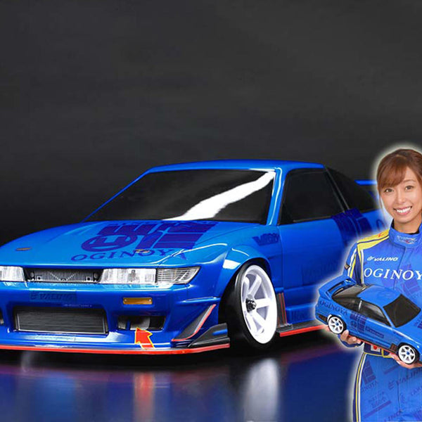 Yokomo Oginoya Sayaka Special 180SX 1/10 Drift Body Set (Clear)