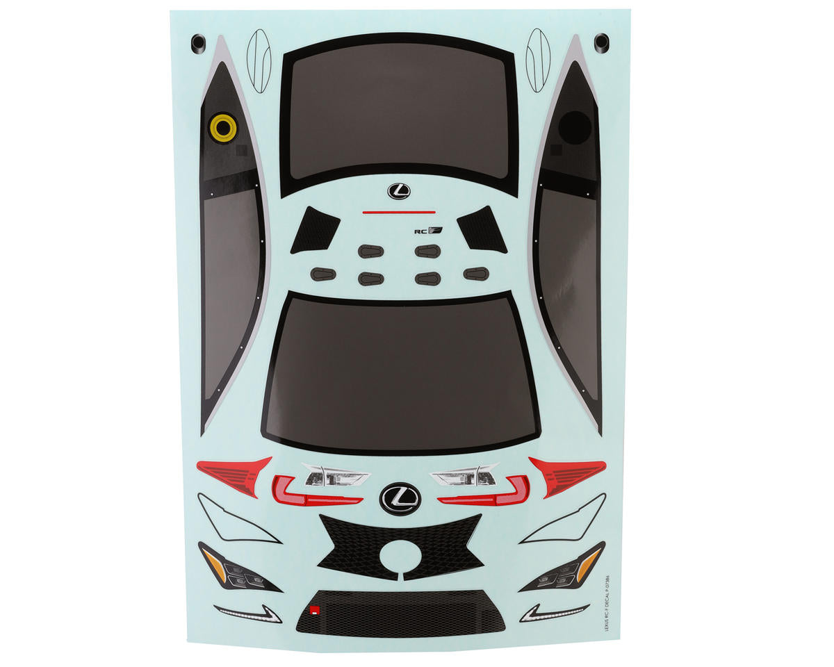 Yokomo Lexus RC-F GT3 1/10 Lightweight Body Set (Clear) w/Wing